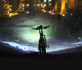 Maclean MCE175 Led Torch Light Bicycle Flashlight + Battery Charger + Holder Rechargeable Set 3W