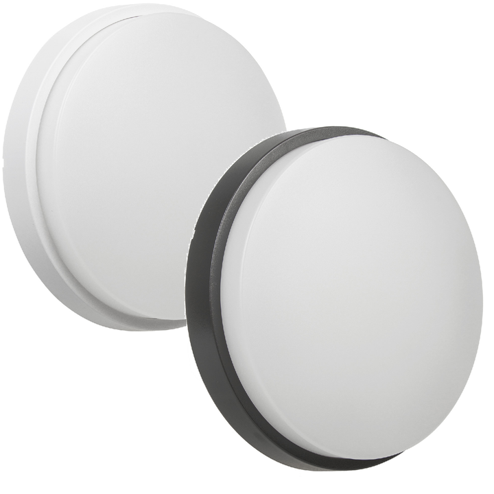 Maclean Energy MCE342 GR LED wall and ceiling lamp 1100lm 15W IP54 gray, natural white (4000K)