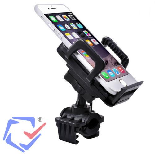 Maclean Brackets MC-656 Bicycle Phone Holder Handlebar Mount - Universal with Clamp for Bike Motorbike